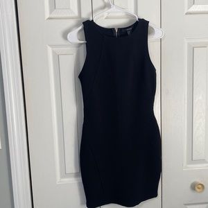 Forever 21 Black Ribbed Dress